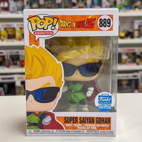 Funko Other - Funko Pop Anime Dragon Ball Z Super Saiyan Gohan Sunglasses 889 Toy Vinyl Figure
